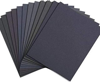 Sarrah Electro coating Emery paper 6080100 Grit Wet Dry Waterproof Sandpaper 9x11 Black 06 Pcs Each Two Pcs - pzsku/ZE9B7AC374FE862CE4FE2Z/45/1748265511/a6d600d1-6fdb-4aa1-a522-c95c4ffcf277