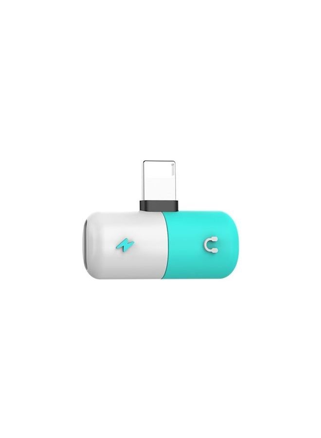 NIBEMINENT 2-In-1 Adapter Converter Blue+White - Image 1