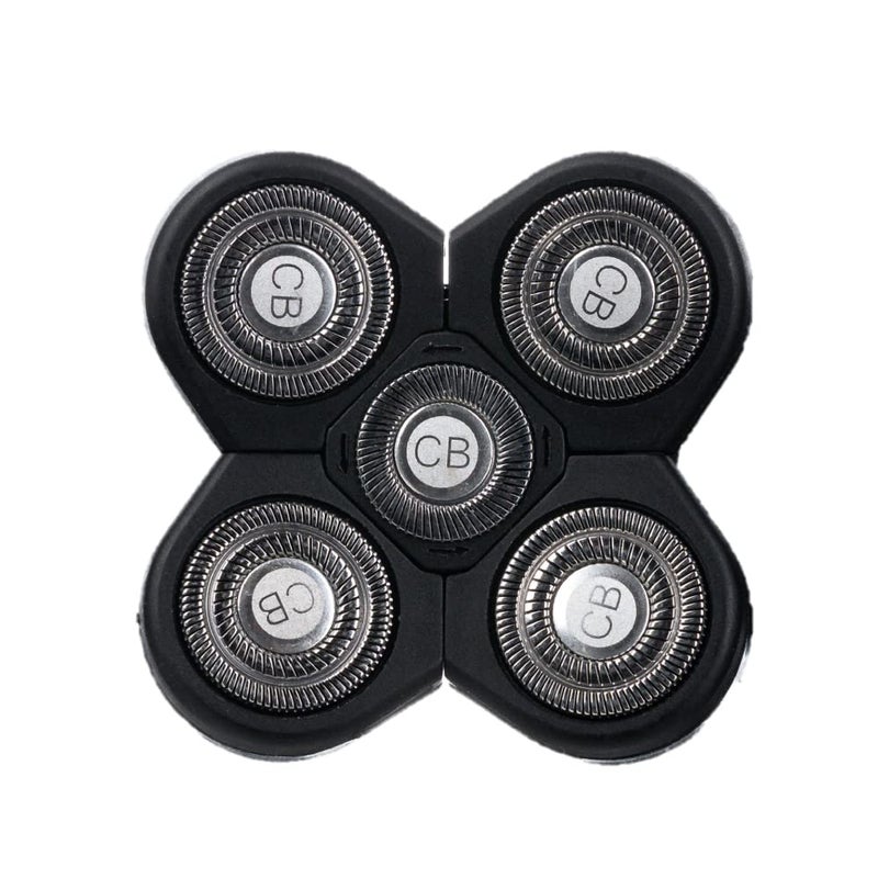 The Cut Buddy Replacement Shaver Head | 5-Blade Universal Rotary Wet & Dry Head Shavers | for Coarse Hair Head/Skull, Arms, Legs, Back, Chest, Men & Women | 1 Unit - Image 1