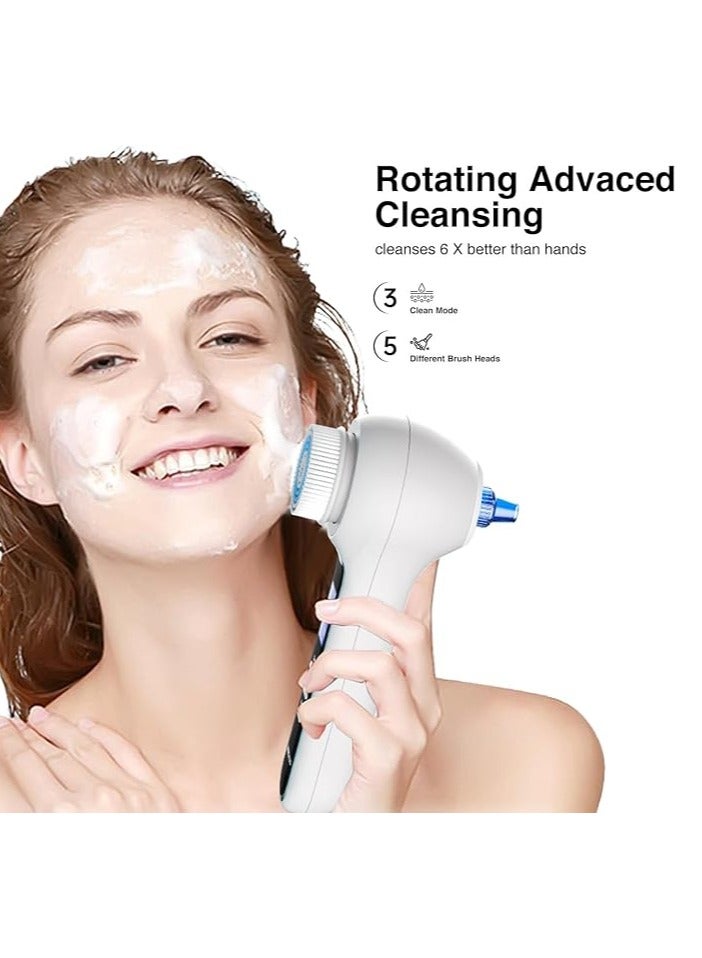 general LCD Facial Scrub, Rechargeable Cleansing Brush IPX7, Waterproof, 3-in-1, Blackhead Removal, Vacuum Exfoliation, Massage & Cleanse Deep Pores - Image 2