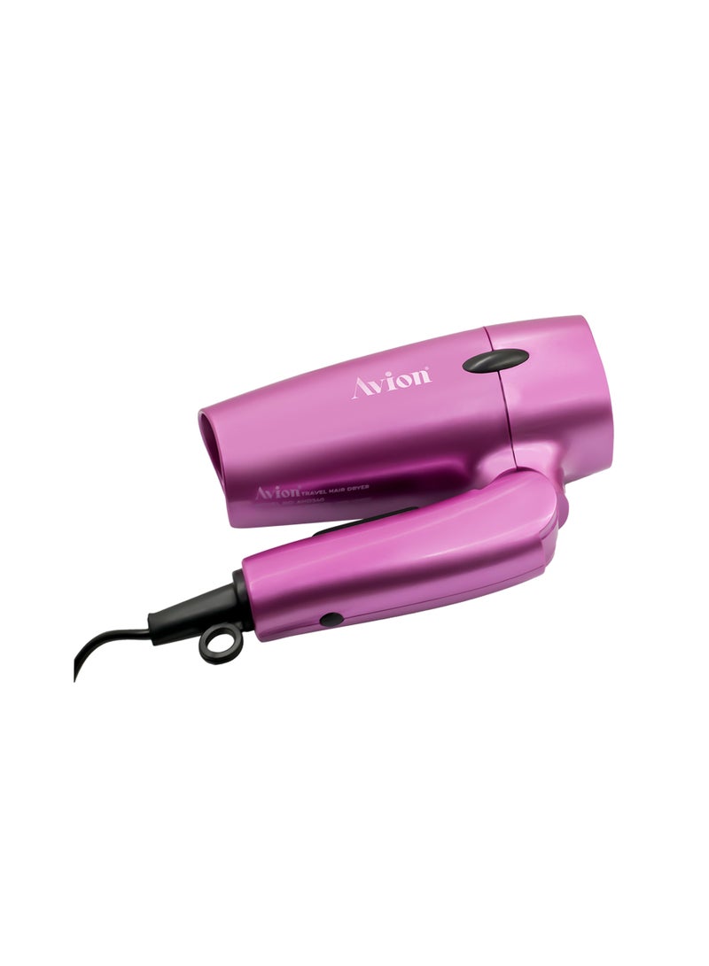 Avion Travel Hair Dryer | Foldable Handle | Narrow Concentrator for Focused Airflow | Quick & Gentle Drying |  Easy Handling | 2 Speed Settings - Image 4