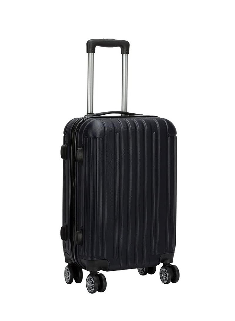 شنطة سفر بعجلات مقاس 20 بوصة – خفيفة الوزن ومناسبة لكابينة الطائرة – كحلي - Image 1