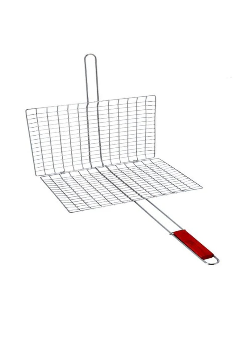 Bisbell Square Metal BBQ Grill | Outdoor Charcoal Barbecue Grill 40x26x60 cm | Durable & Portable | Model BB2480 - Image 2