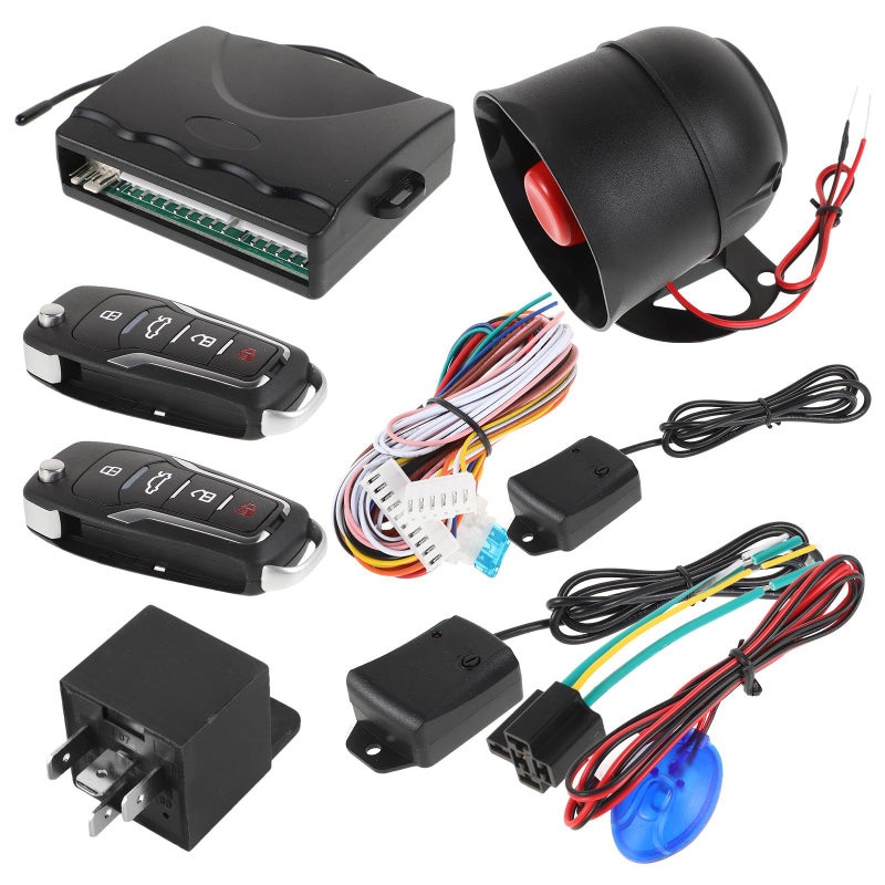 Universal Car Keyless Entry Door Lock With Remote Starter Kit Central Locking Anti Theft System For Minivans Sedans Vehicle Security Alarm With Remote Control No Brand Style - Image 2