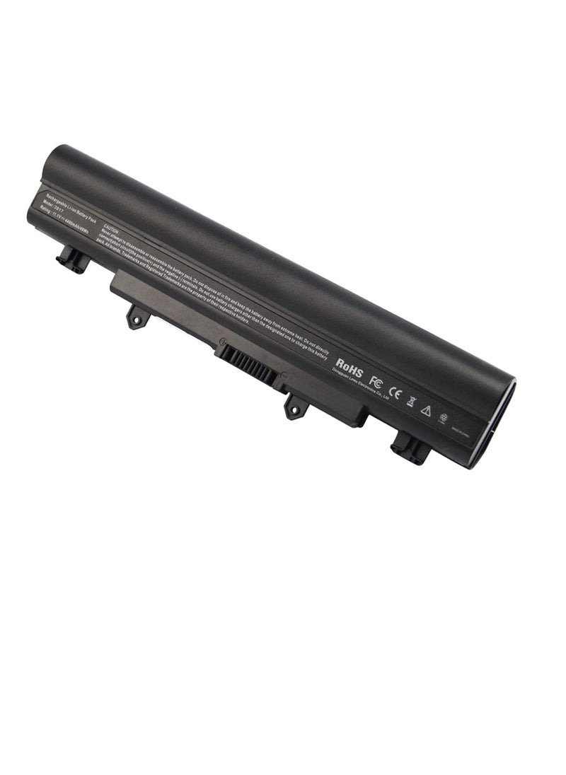 Zexen - 11.1V 4400mAh AL14A32 Laptop Battery Compatible for Acer Aspire E1-571 E5-571 E5-411 E5-421 E5-511 E5-521 V3-472 V3-572 E14 E15 Touch Extensa 2509 2510 Travelmate P246 TMP246 Series - Image 1