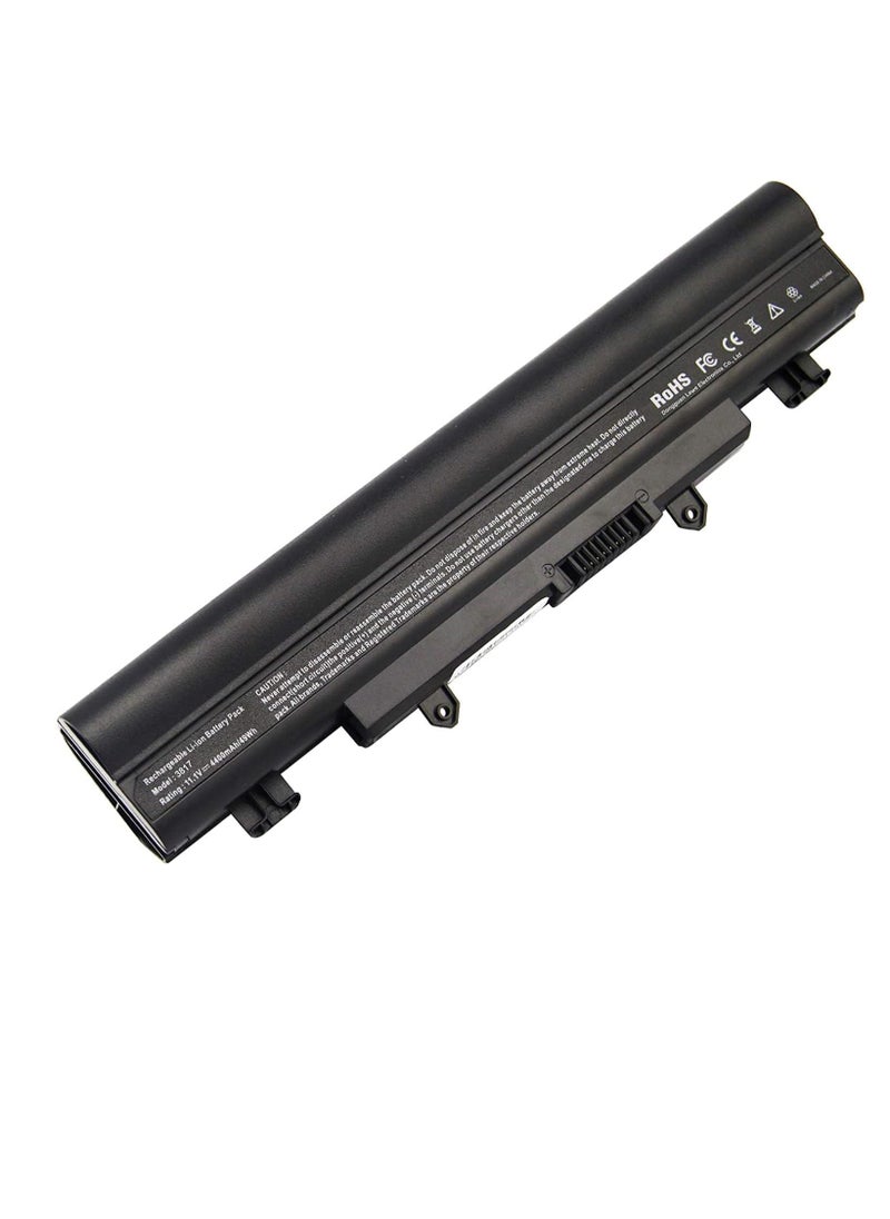 Zexen - 11.1V 4400mAh AL14A32 Laptop Battery Compatible for Acer Aspire E1-571 E5-571 E5-411 E5-421 E5-511 E5-521 V3-472 V3-572 E14 E15 Touch Extensa 2509 2510 Travelmate P246 TMP246 Series - Image 1
