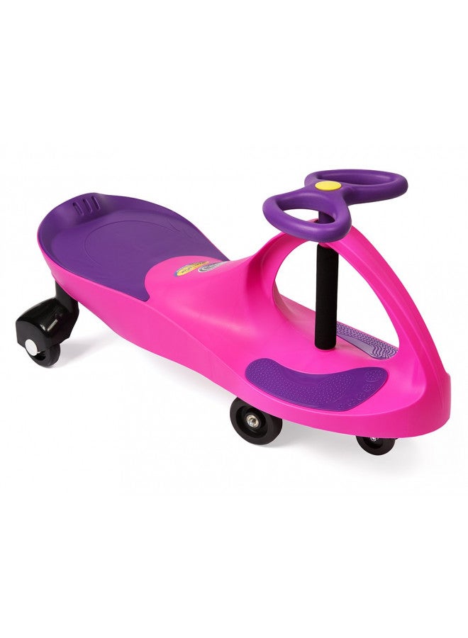 The Original PlasmaCar by PlaSmart - Pink | Purple - Ride On for Ages 3 Years and Up - No Batteries, Gears or Pedals - Twist, Turn, Wiggle for Endless Outdoor Fun- Sit Down Kids Riding Push Around Toy