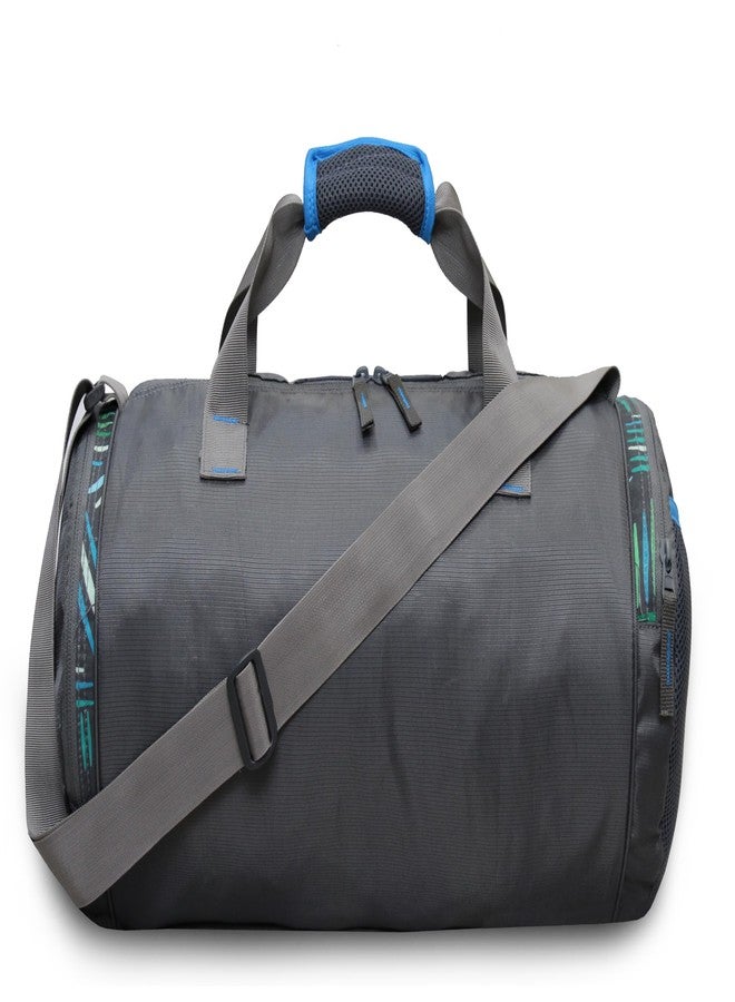 Sfane Gym Bags for Men with Separate Shoe Compartment Sports Gym Bag for Women Duffle Bags for Gym, Duffel Bags Sports Bag - Grey - Image 4