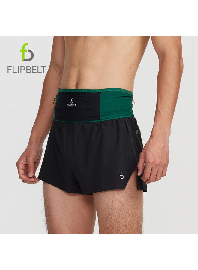 فليب بلت Flipbelt Magic Tape حزام خفيف للهواء لحقيبة الخصر، حزام خفيف محترف للماراثون للجري، Forest Green - Image 2