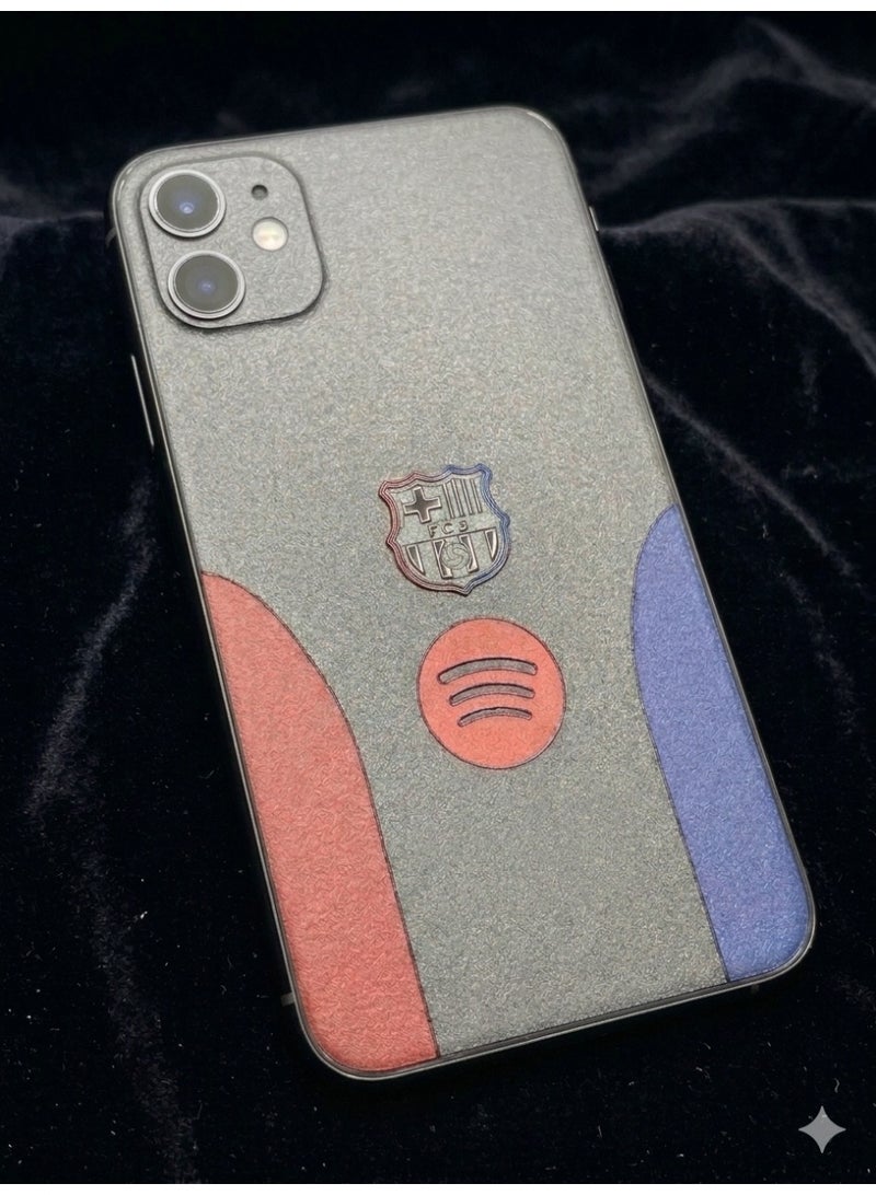 RYN Mobile Phone Back  Adhesive Matte Sticker Film, Anti-slip and Scratch-resistant, Compatible with iPhone 11 - Image 1