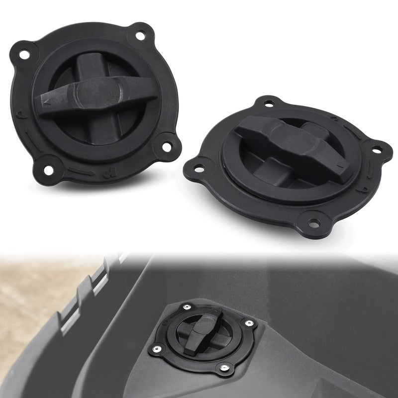 SAUTVS Cargo Base Kit for CanAm Outlander Renegade Plastic Cargo Turn Attach System Base Installation Kit for Can Am Outlander L 400 500 650  Renegade 570 850 20132020 Accessories 2PCS