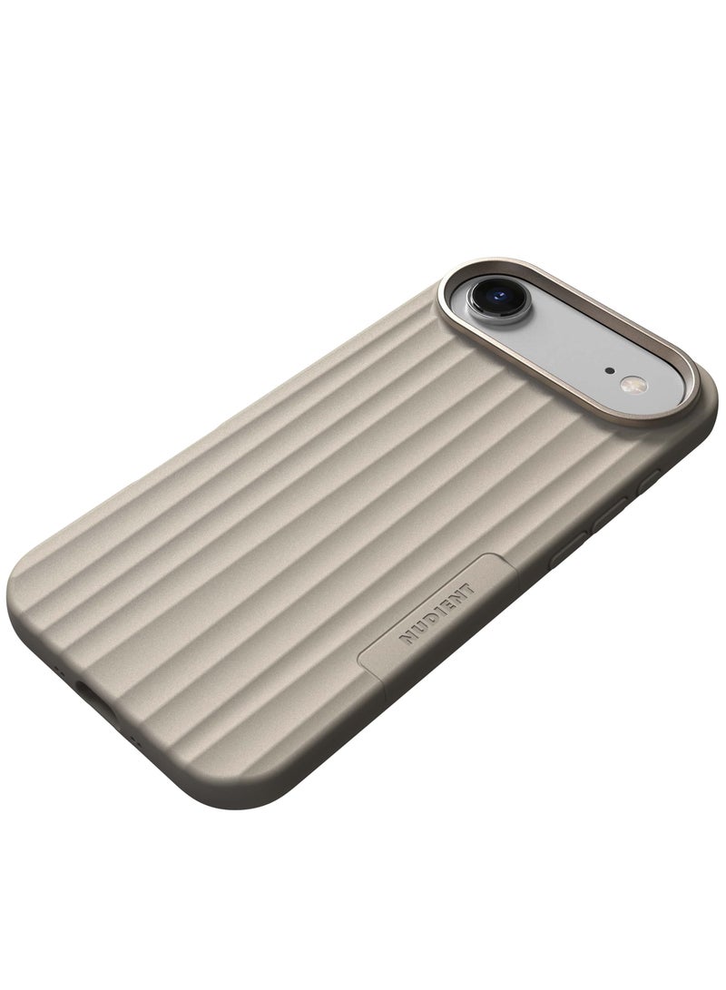 Nudient Bold Case w/ MagSafe for Apple iPhone 17 Air 6.6" | Drop Protection, Shock Absorbing Cover, Smooth Silicon Grip, Slim & LightWeight, Eco-Friendly, Wireless Charging - Linen Beige - Image 5