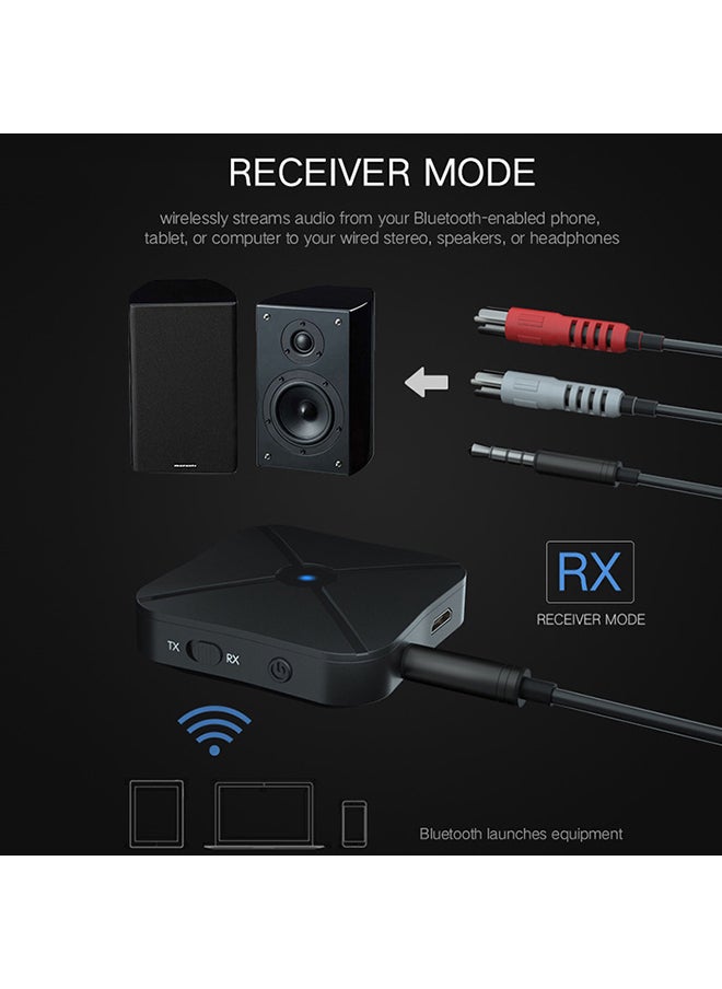 Generic - 2 in 1 Wireless Bluetooth 4.2 Audio Transmitter Receiver TV Car Music Receiver Universal Music Adapter for Headphone Speaker - Image 1