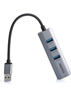 Dark USB Type-A To RJ45 Gigabit Ethernet and 3xusb 3.0 Hub Multiplexer Adapter (DK-AC-USB332GL)  - Image 5