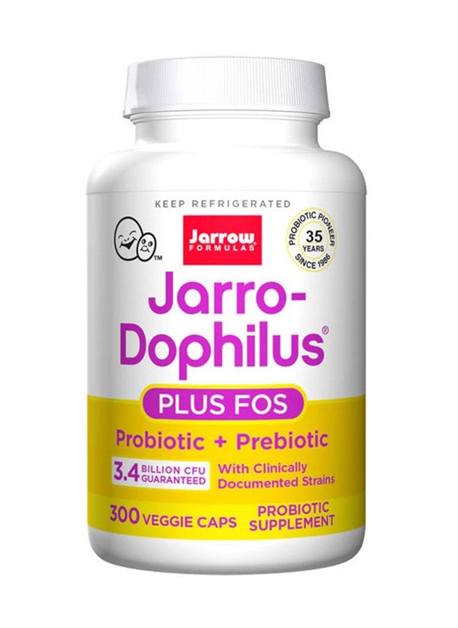 jarrow formulas Jarro-Dophilus Plus Fos 300 Veggie Caps  - Image 2