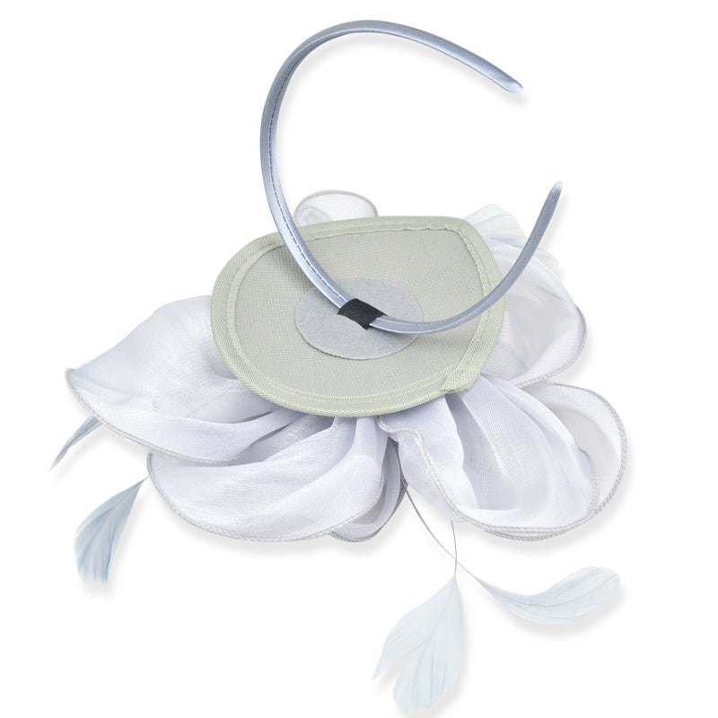 DRESHOW Fascinators Hat Tea Party Headwear Ribbons Feathers on a Headband and a Clip for Girls and Women - Image 5