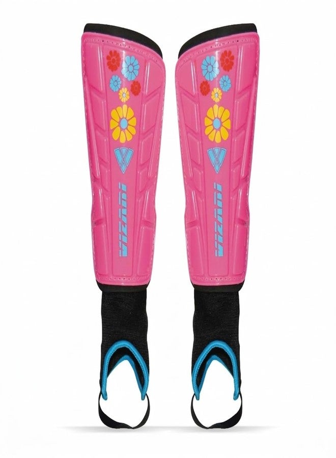 Vizari Blossom Soccer Shin Guards for Kids, Youth, Adults - Lightweight Protective, Dual-Layered Design for Boys, Girls, Men & Women - Stylish & Durable - Image 1