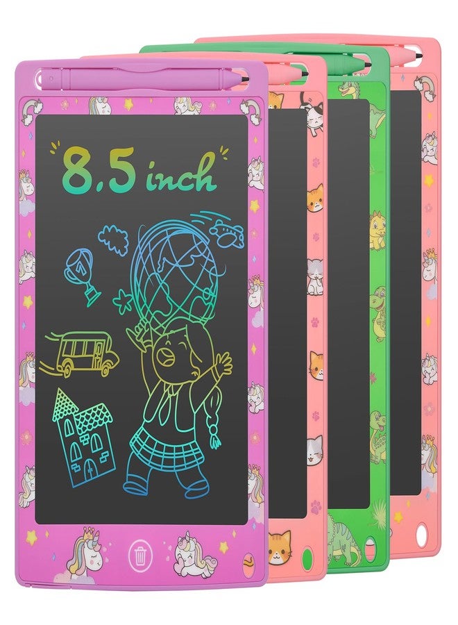 mafiti 4 Pack LCD Writing Tablet for Kids 8.5 Inch Colorful Electronic Writing Drawing Pads Portable Doodle Board Gifts Travel Toys for Kids Boys Girls 3 4 5 6 Year Old - Image 1