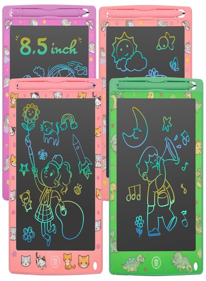 mafiti 4 Pack LCD Writing Tablet for Kids 8.5 Inch Colorful Electronic Writing Drawing Pads Portable Doodle Board Gifts Travel Toys for Kids Boys Girls 3 4 5 6 Year Old - Image 2