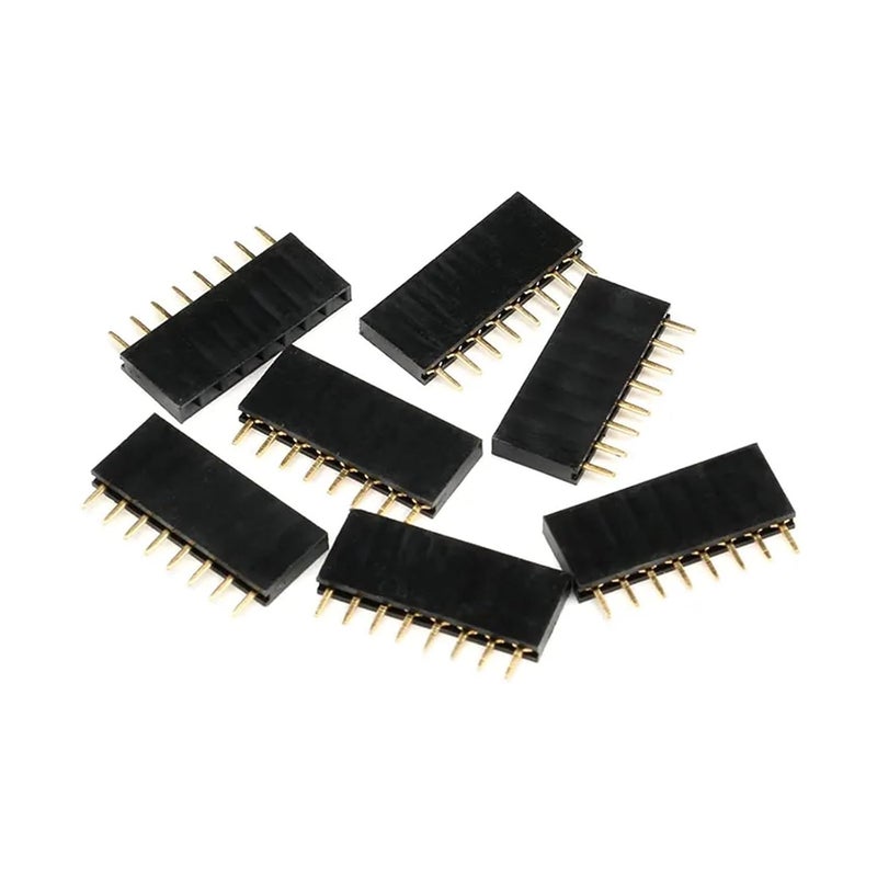 2 54mm Pitch 2 40 Pin Single Row Female PCB Pin Header Connector Strip 11P - Image 5