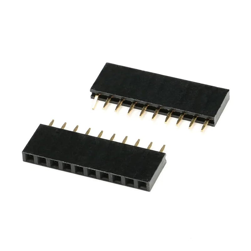 2 54mm Pitch 2 40 Pin Single Row Female PCB Pin Header Connector Strip 11P - Image 3