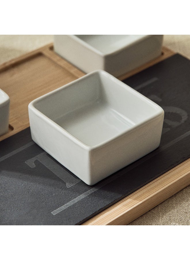 Home Box Eden 4-Piece Appetiser Set 8 X 3.5 X 8 Cm - Image 4