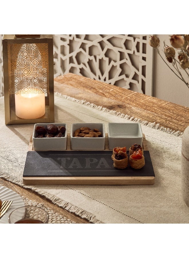 Home Box Eden 4-Piece Appetiser Set 8 X 3.5 X 8 Cm - Image 5