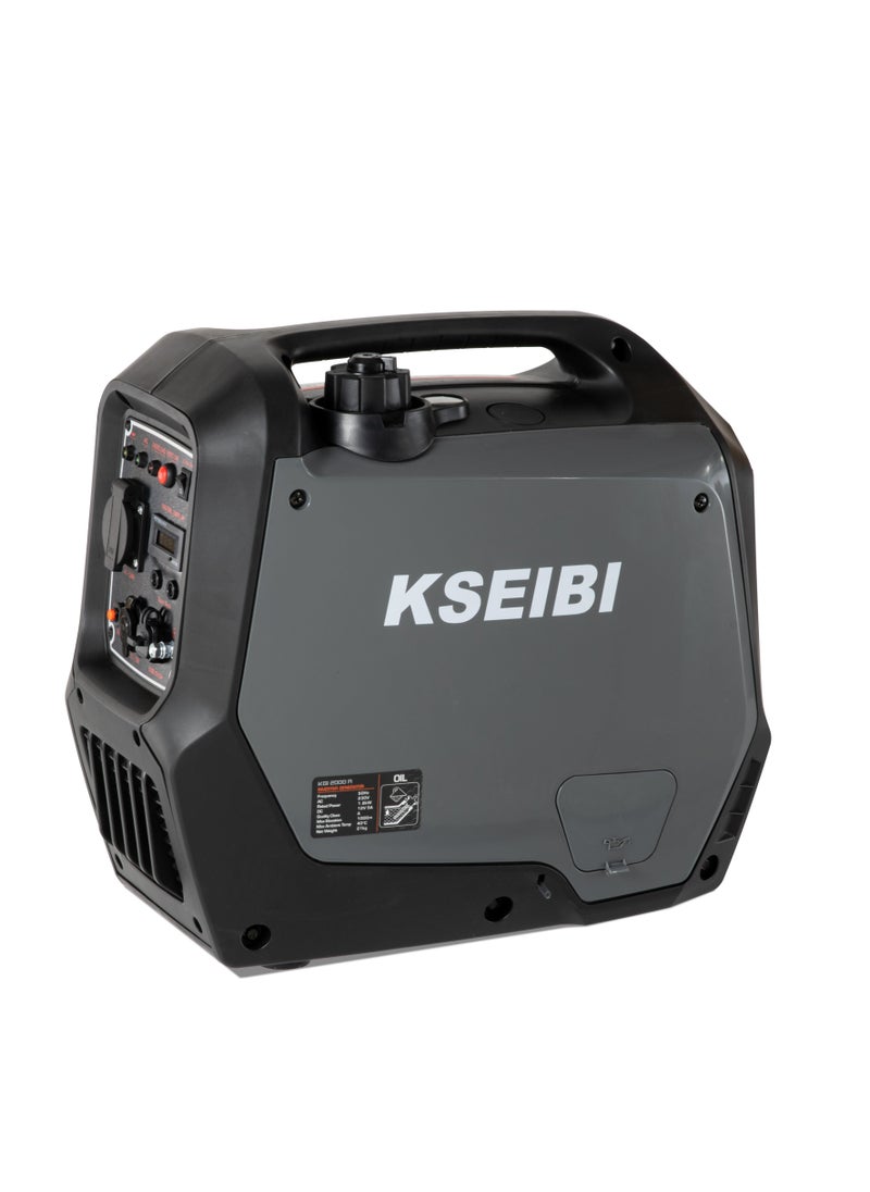 KSEIBI KGI 2000 Gasoline Inverter Generator, 2.0KW, Portable, Low Noise, Fuel-Efficient, Ideal for Home & Outdoor Use  - Image 1