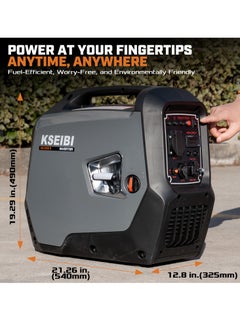 KSEIBI KGI 2000 Gasoline Inverter Generator, 2.0KW, Portable, Low Noise, Fuel-Efficient, Ideal for Home & Outdoor Use  - Image 4