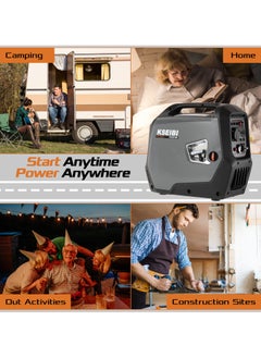 KSEIBI KGI 2000 Gasoline Inverter Generator, 2.0KW, Portable, Low Noise, Fuel-Efficient, Ideal for Home & Outdoor Use  - Image 5