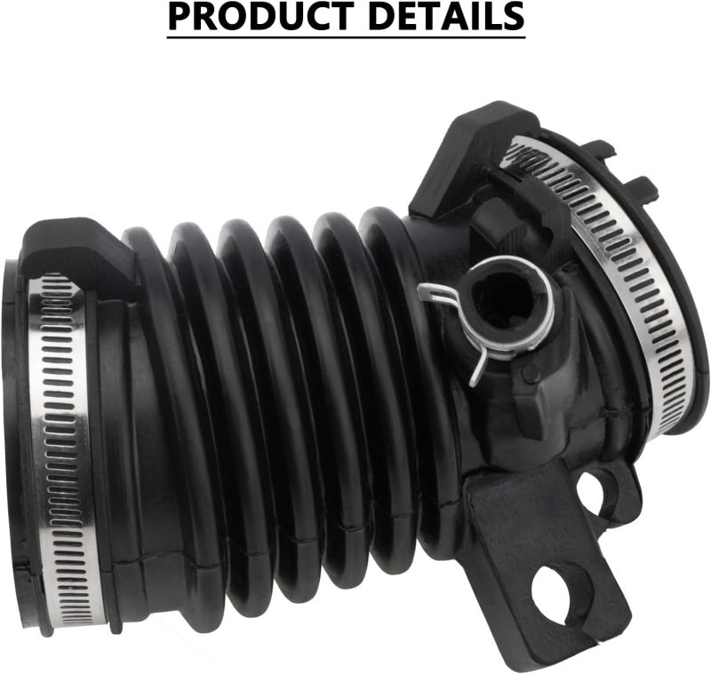Automotive Engine Air Intake Hose: Black - Quick Installation Via Three Fixtures, Efficient Air Transport, OEM Replacement 17225-R1A-A01 for Honda Civic 1.8L 2012-2015, Acura Ilx 2.0L 2013-2015 - Image 5