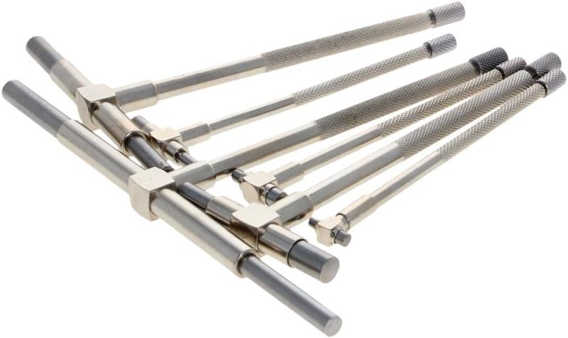 Utoolmart Telescoping Gage MTG-100 Stainless Steel Range 90-150mm Micrometer Precision T-Bore Hole Gauge Measuring Tool for Woodworking Metalworking Machining 1pcs - Image 2