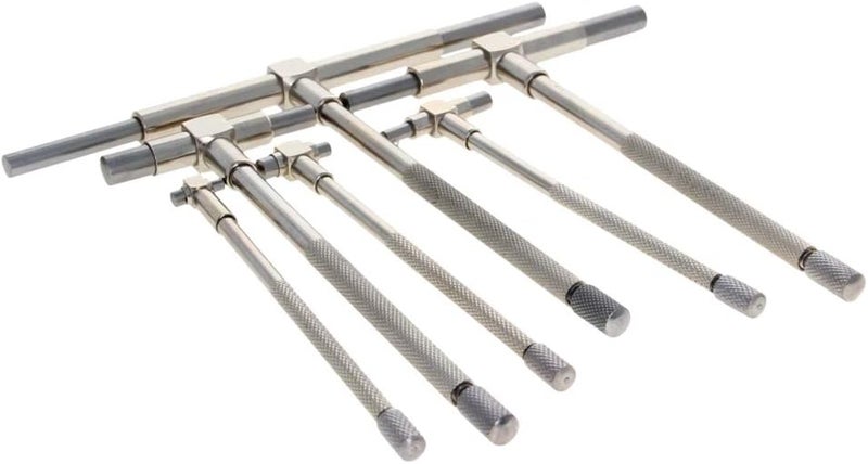 Utoolmart Telescoping Gage MTG-100 Stainless Steel Range 90-150mm Micrometer Precision T-Bore Hole Gauge Measuring Tool for Woodworking Metalworking Machining 1pcs - Image 1