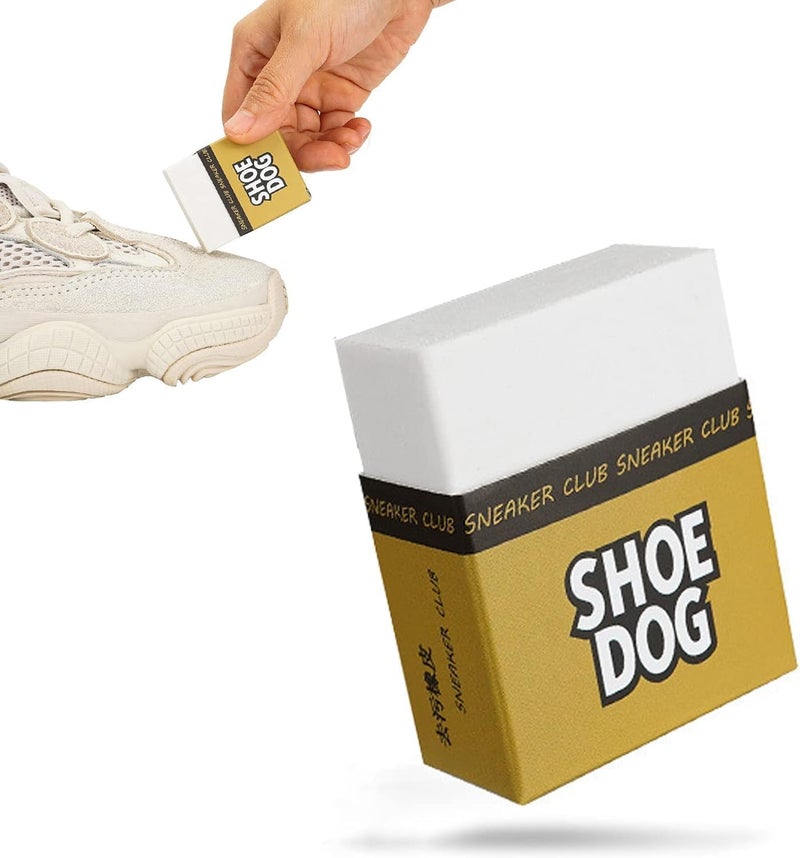 Multi-Use Shoe Cleaning Eraser – Waterless Stain Remover Dry Cleaner – Portable Shoe Eraser for Cleaning Sneakers, Leather, Casual, Boots – Rubber Shoe Care Eraser (Shoeldog) (2) - Image 1