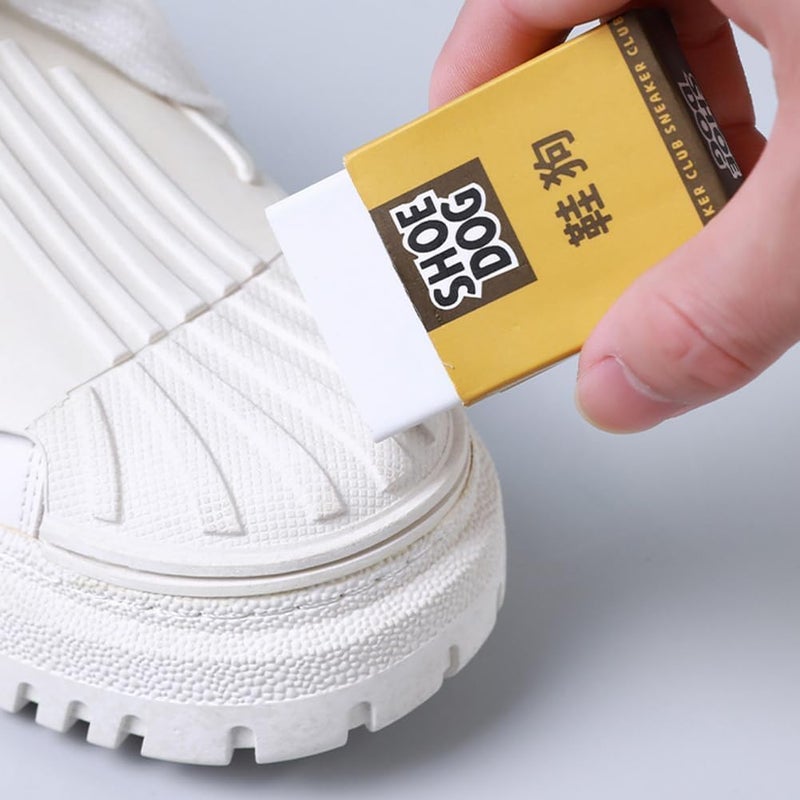 Multi-Use Shoe Cleaning Eraser – Waterless Stain Remover Dry Cleaner – Portable Shoe Eraser for Cleaning Sneakers, Leather, Casual, Boots – Rubber Shoe Care Eraser (Shoeldog) (2) - Image 5