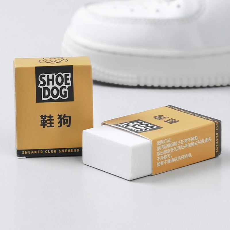 Multi-Use Shoe Cleaning Eraser – Waterless Stain Remover Dry Cleaner – Portable Shoe Eraser for Cleaning Sneakers, Leather, Casual, Boots – Rubber Shoe Care Eraser (Shoeldog) (2) - Image 4