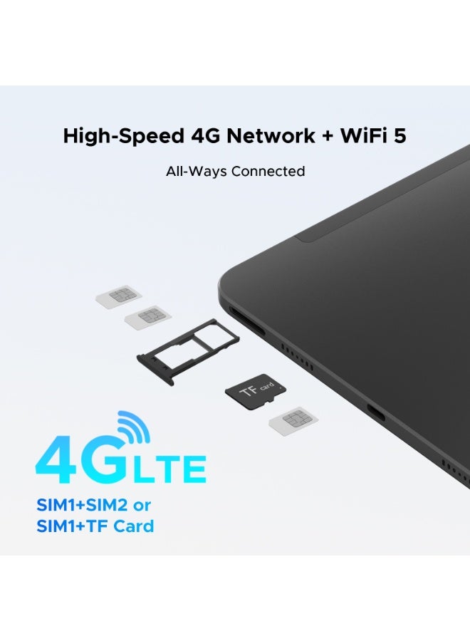 Doogee AORLYM P12 Pro 12-inch tablet, 2.4K 120Hz display, Android 16 with Gemini AI, 48GB RAM (12GB + up to 36GB expandable) + 256GB storage (expandable up to 2TB), 12,000mAh battery, Unisoc T7300 octa-core processor, 13MP + 8MP camera, Wi-Fi 5, facial recognition - Image 3