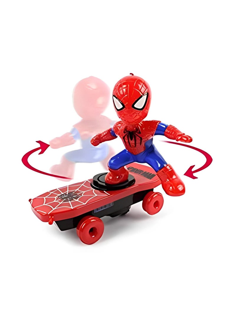 360 Degree Rotate Music Tumbler Spiderman for Kids  - Image 1