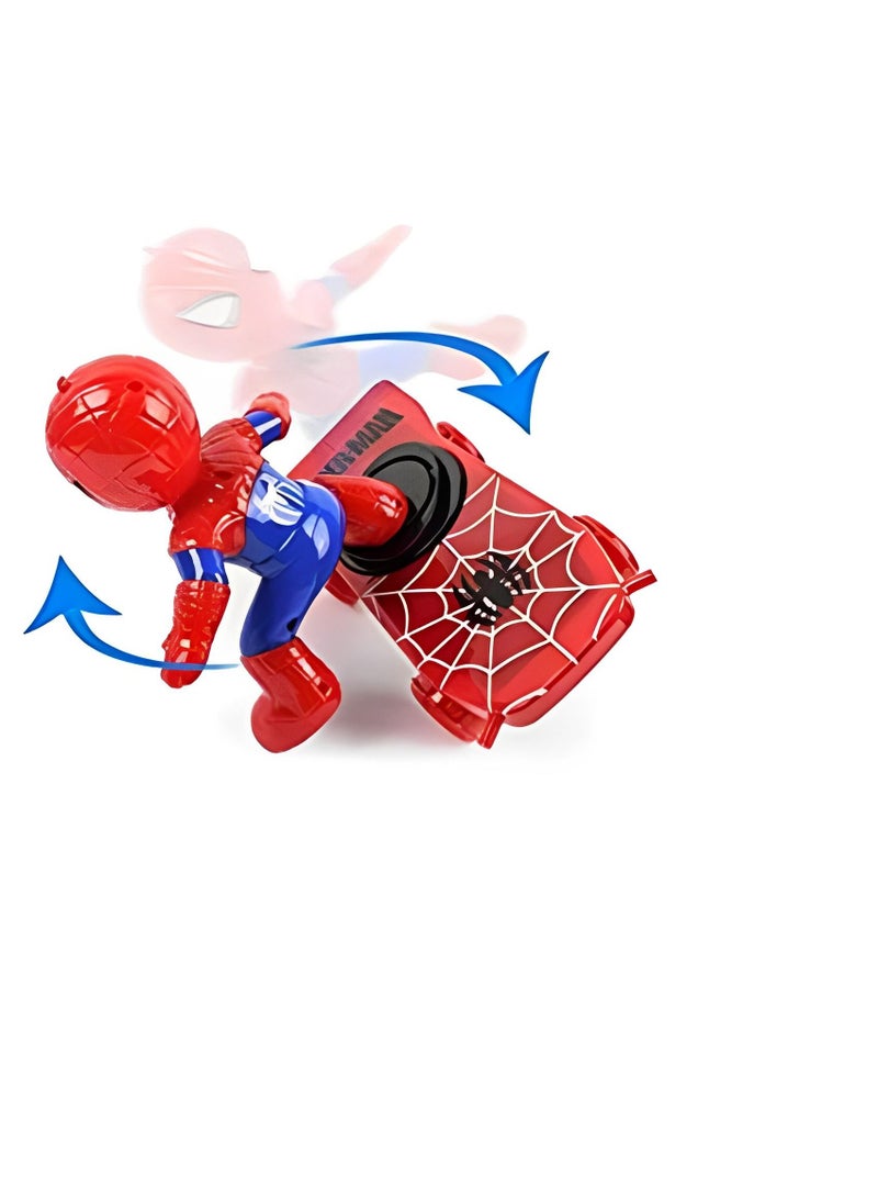 360 Degree Rotate Music Tumbler Spiderman for Kids  - Image 2
