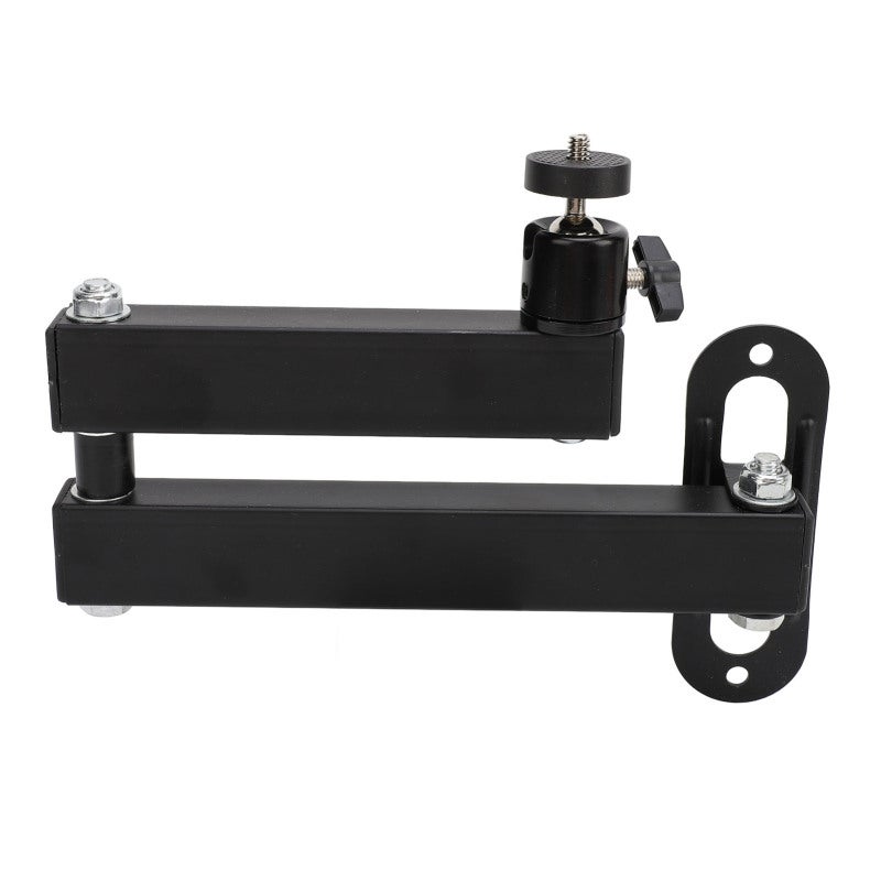 Foldable Projector Mount 1/4 Inch Universal Interface 360 Degree Angle Adjustment Wall Bracket - Secure Metal Structure Projector Stand for Home Office - Image 4