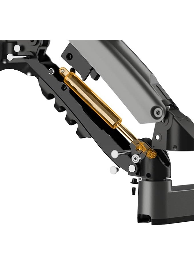 Laptop & Monitor Arm – Adjustable Desk Mount with Tray for 10"–17" Laptops and 17"–30" Screens – Ergonomic Dual Holder with VESA Support - Image 4