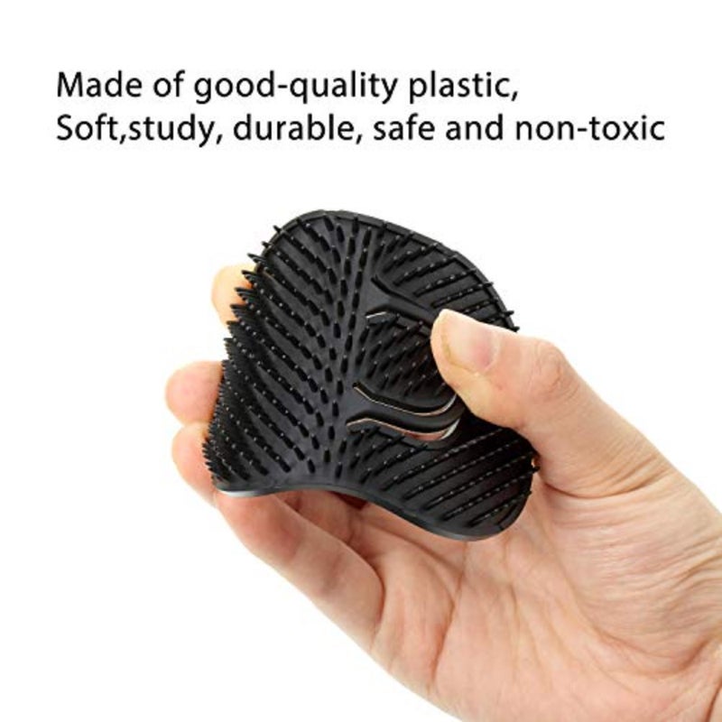 24 Pcs Pocket Palm Combs for Men Women, Soft Pocket Brush, Portable Shampoo Comb, Scalp Massager Hair Brush - Image 5