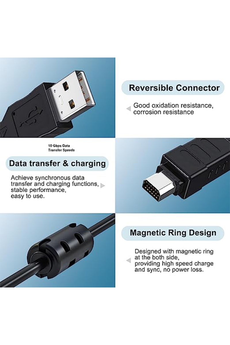 Green Tiger 1.5m Cb-usb5 Usb6 Usb8 Usb Data Cable For Olympus Om-d E-m1 E-m10 Mark Ii Om-d E-m5 Mark Ii Pen E-pl - Image 3