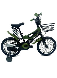 RALLY BICYCLE RALLY BICYCLE, Kids bike, RL-16-1390, for 4-7 Years old with training wheels, Bell, Chain cover, Basket and Water bottle  - Image 2