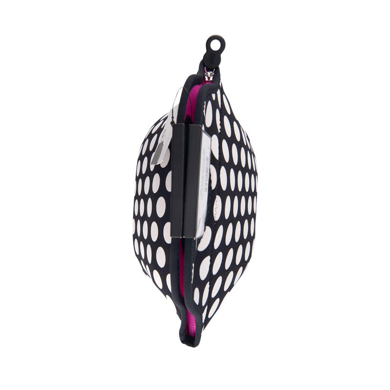 BUILT Gourmet Getaway Soft Neoprene Lunch Tote Bag - Lightweight, Insulated and Reusable, One Size, Big Dot Black & White - Image 5