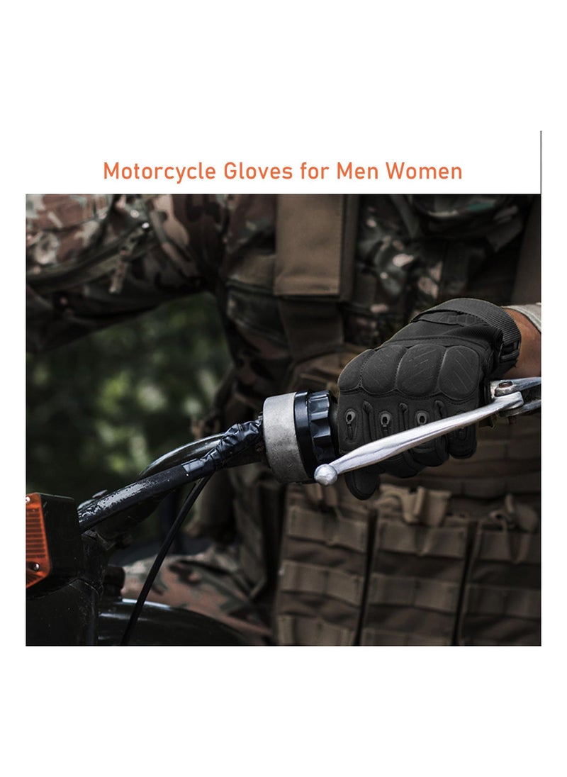 Tactical Gloves for Men Women, Touchscreen Knuckle Protection Motorcycle Cycling Gloves for Work Hunting Paintball Outdoor Driving, Motorcycle, Fishing, Cycling, Hunting, Hiking, Running(L) - Image 3