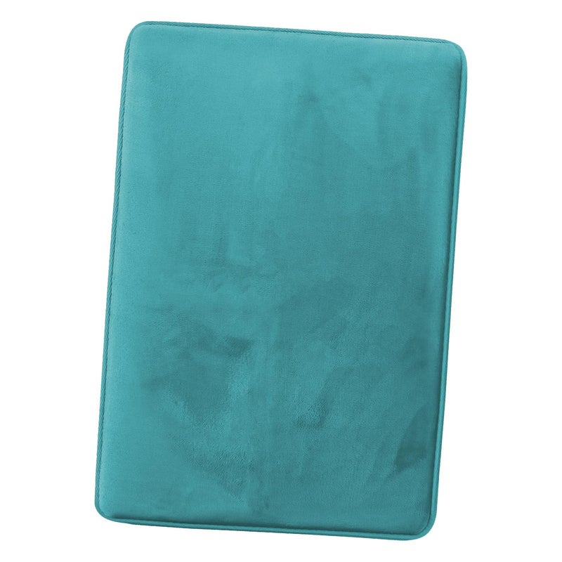 Clara Clark Clara Clark Bathroom Rug 24 x 17 Bathroom Rugs Memory Foam Bath Mat Plush Cozy Ultra Soft Non Slip Machine Washable Quick Dry  Turquoise Oasis