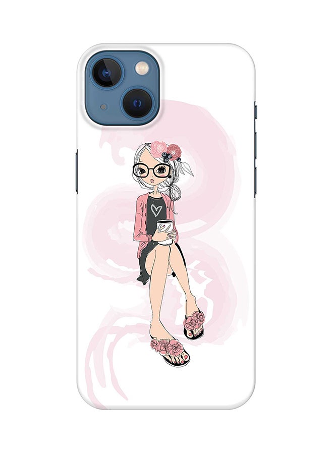 Stylizedd Case for Apple iPhone 14 Plus Case Slim Snap Classic Series Mobile Cover Hard PC Shield Matte Finish Print - Nerdy Cute