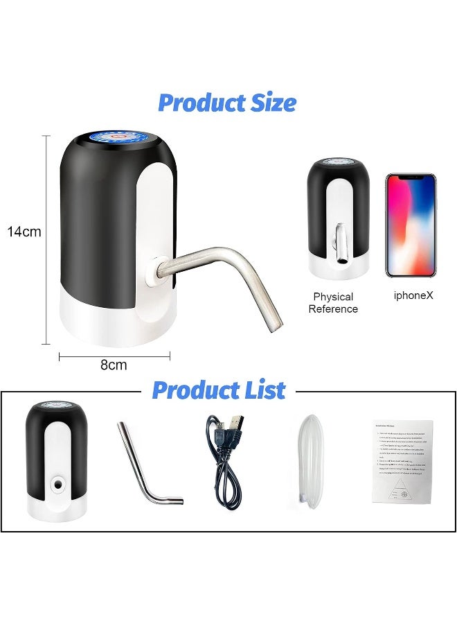 SKY-TOUCH 5 Gallon Water Bottle Pump, USB Charging Portable Electric Water Pump  - Image 3