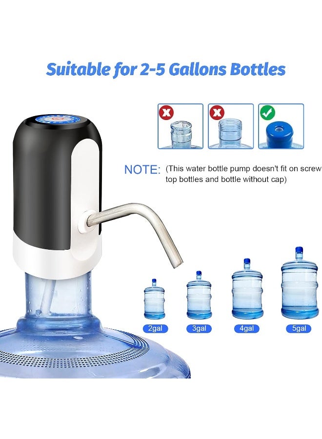 SKY-TOUCH 5 Gallon Water Bottle Pump, USB Charging Portable Electric Water Pump  - Image 5